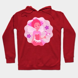 Fun Flower Fairy Pink Tones Hoodie